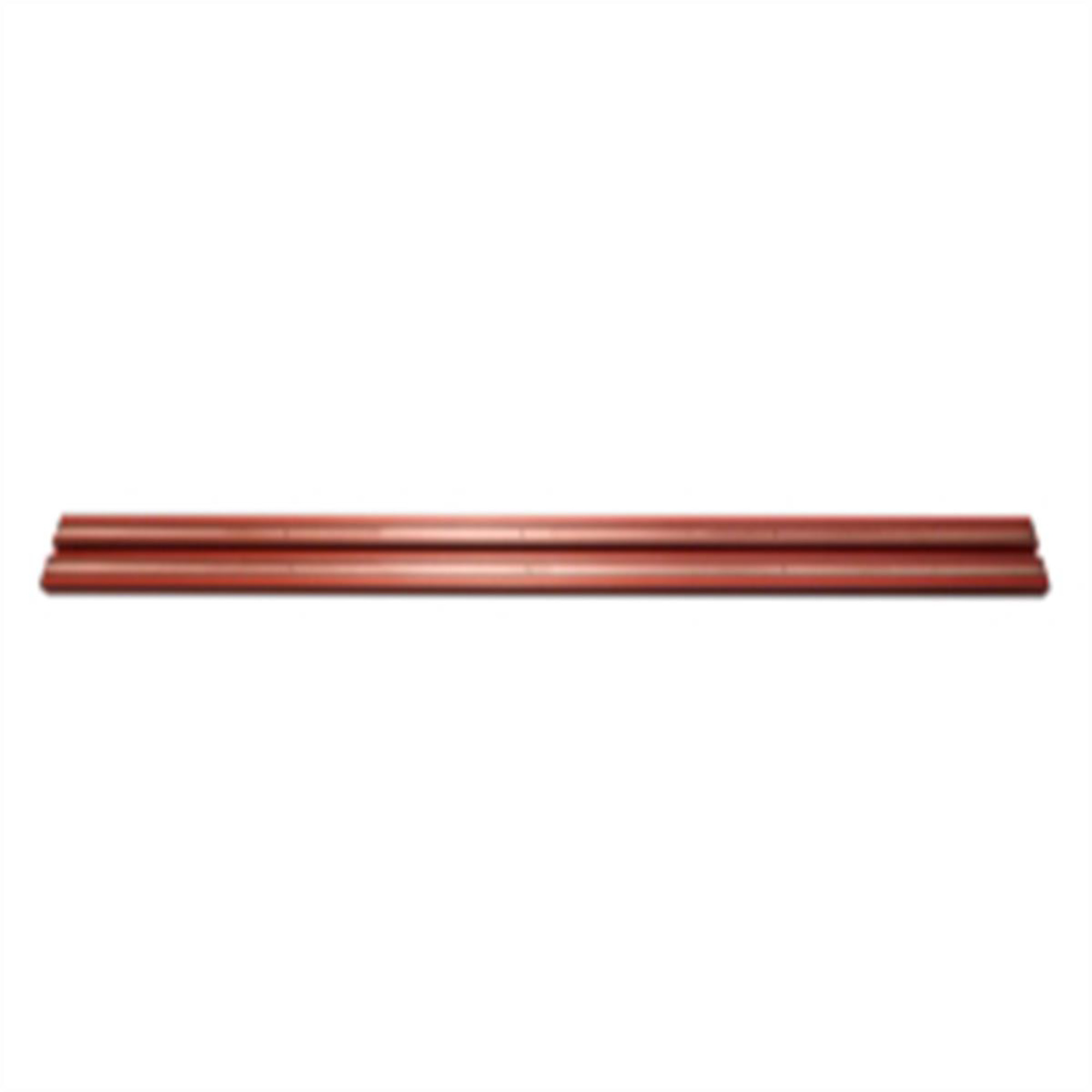 VIM Tools Magrail Magnetic Track — 8in., Red, Low Profile, No Studs, Model# VIMMR8R